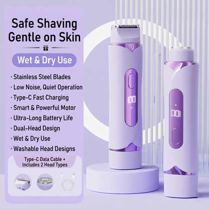 KBM™-2-in-1 Painless Bikini Hair Trimmer