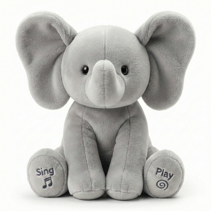 🐘Tootie – Animated Singing Elephant Plush with Flapping Ears🎶