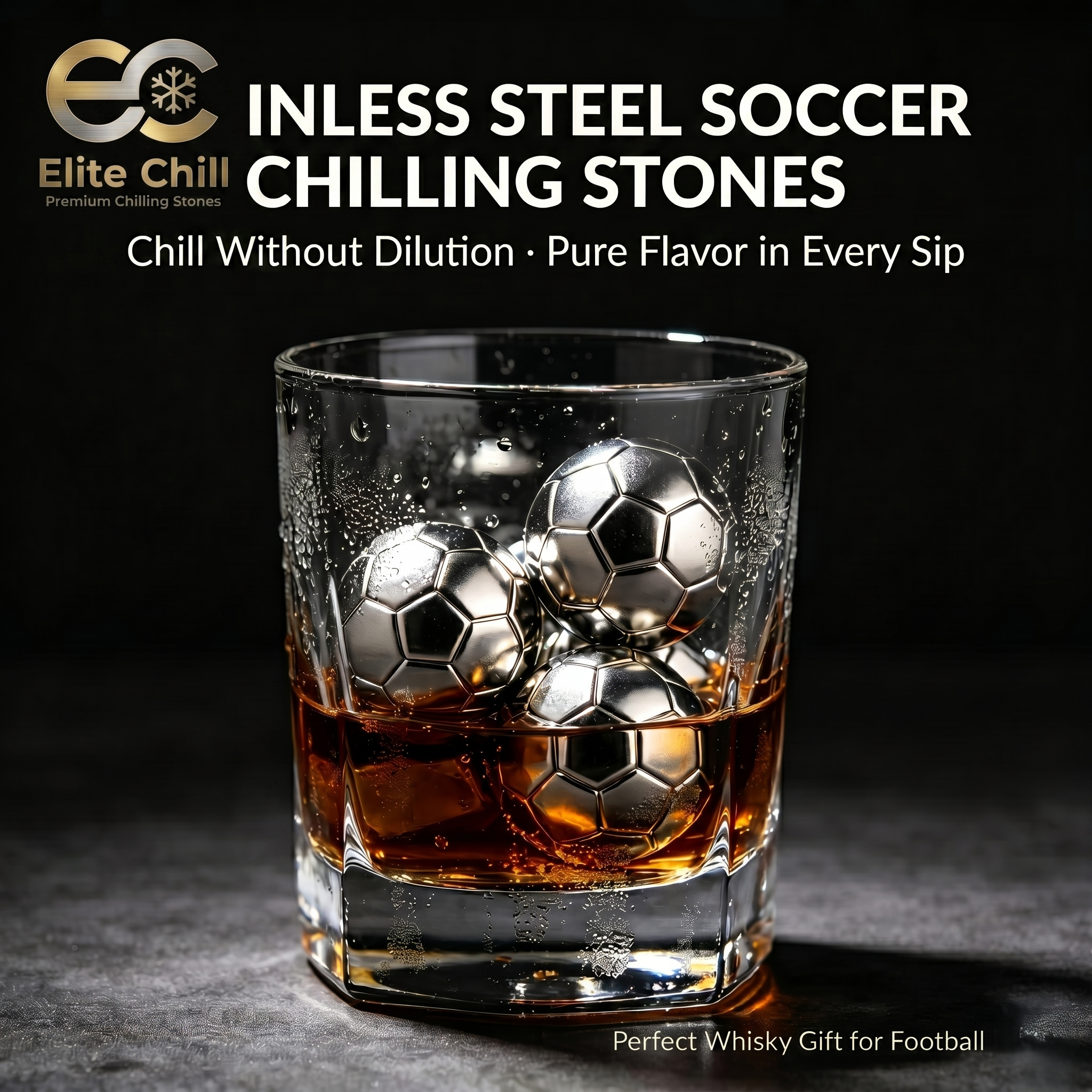 🧊Elite Chill Reusable Stainless Steel Cooling Stones