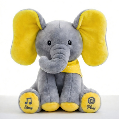 🐘Tootie – Animated Singing Elephant Plush with Flapping Ears🎶