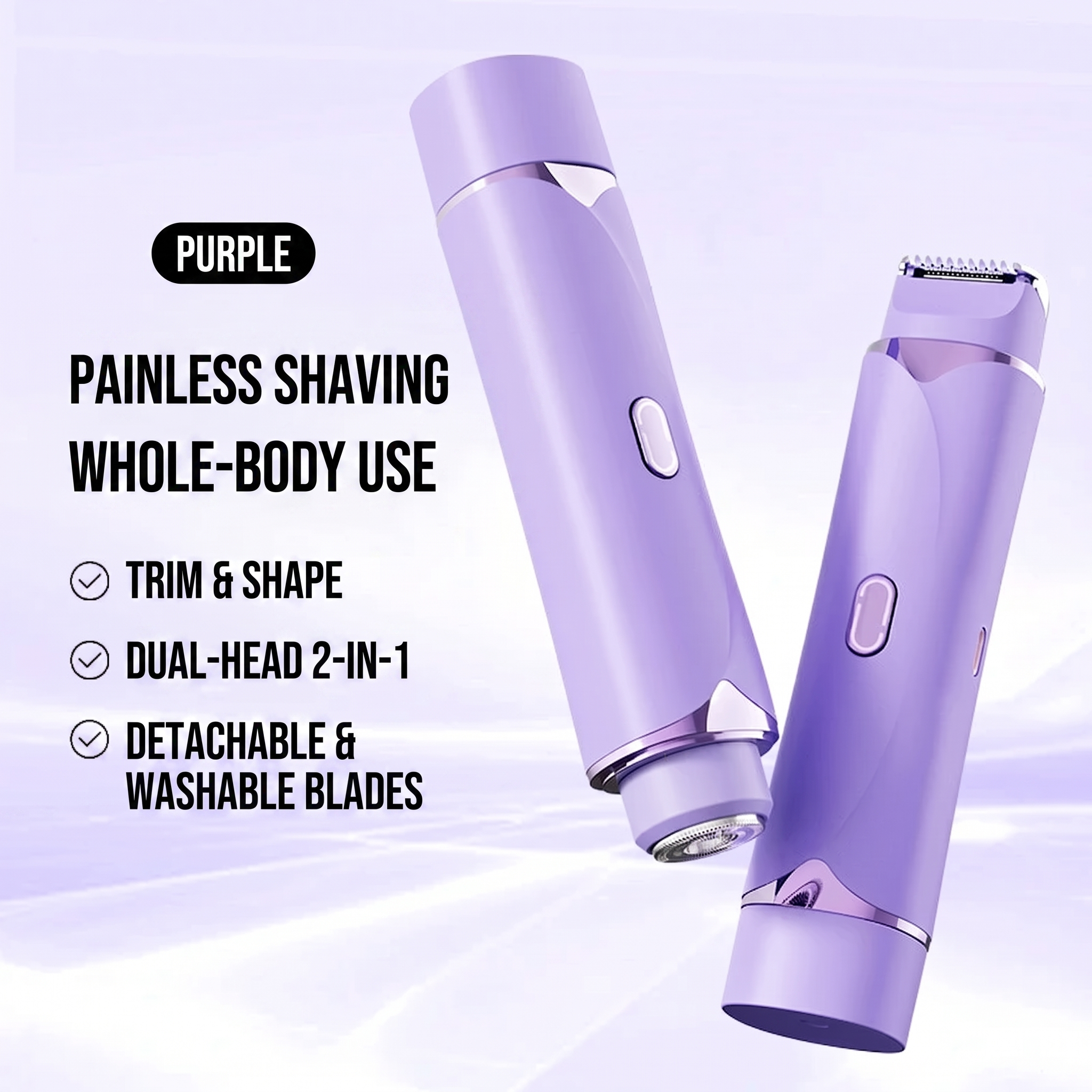 KBM™-2-in-1 Painless Bikini Hair Trimmer