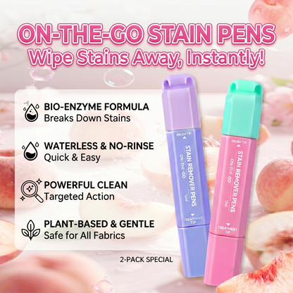 GIELEPH® On-The-Go Stain Remover Pen- Emergency No-Wash Fabric Eraser Stick for Down Jackets & Clothes, Removes Oil & Coffee Stains