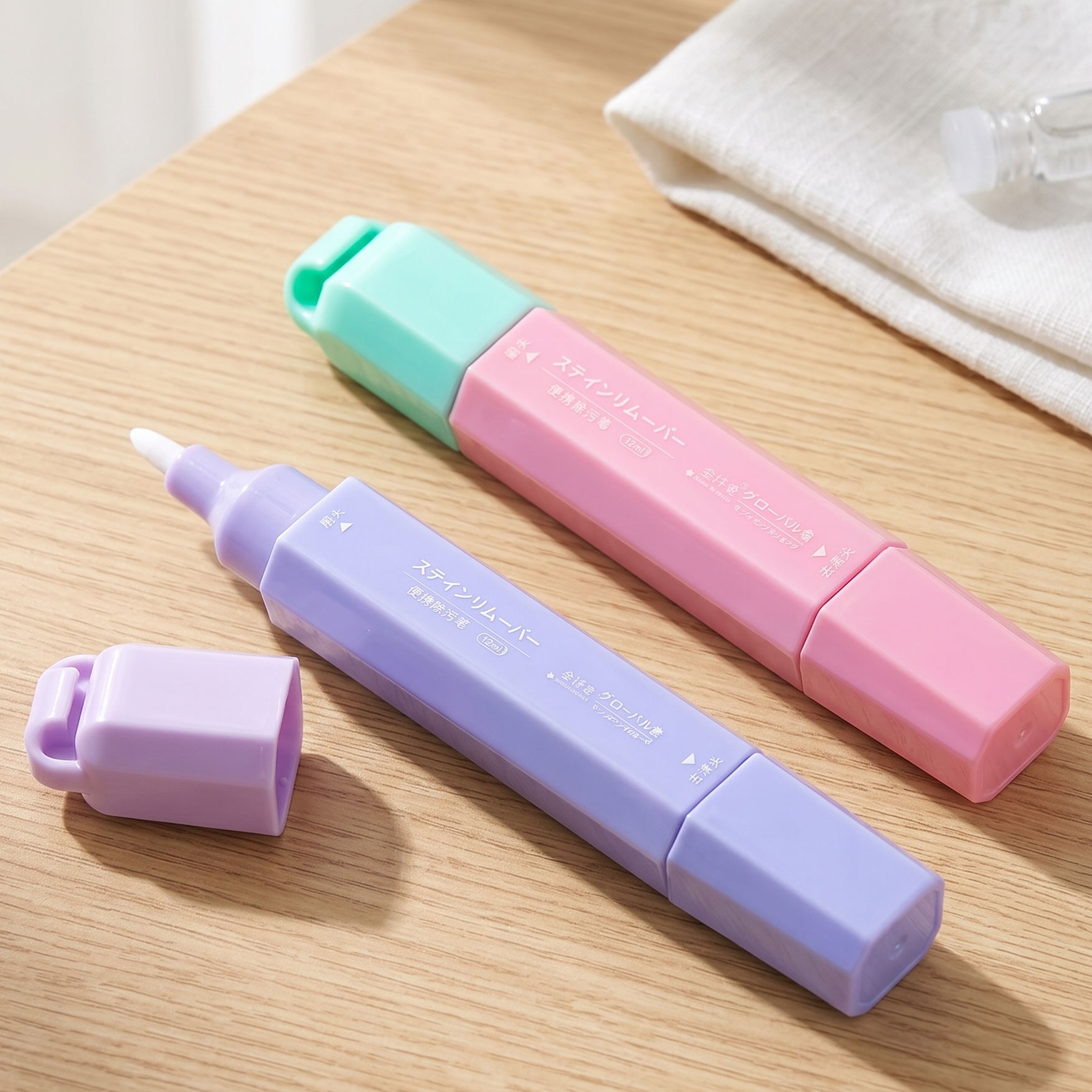 GIELEPH® On-The-Go Stain Remover Pen- Emergency No-Wash Fabric Eraser Stick for Down Jackets & Clothes, Removes Oil & Coffee Stains