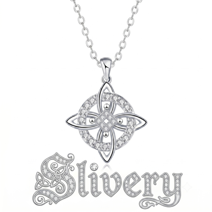 Mystical Birthstone Witches Knot Necklace – Natural Crystal🔮💞Protect Your Loved Ones💞