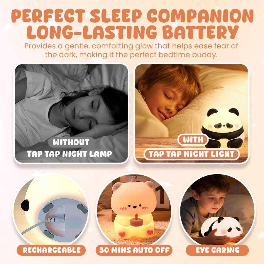 Cute Night Light🌙  Soft. Safe. Soothing Sleep for Kids &amp; Families