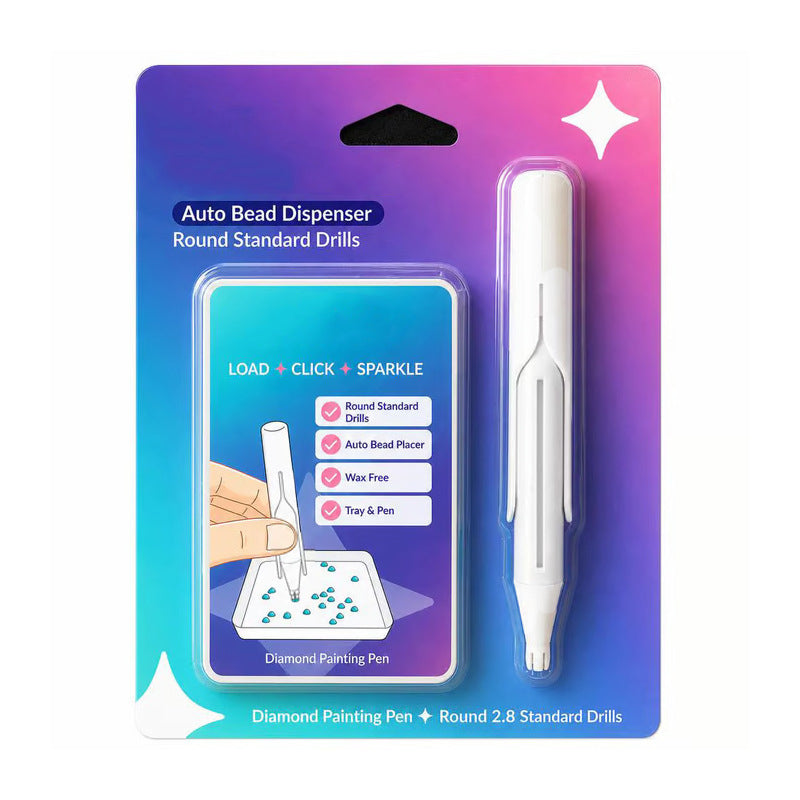 🔥Buy 1 Get 1 Free-✨ Double the Speed! Automatic Diamond Painting Pen for Faster, Effortless Crafting.