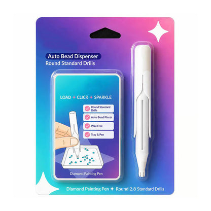 🔥Buy 1 Get 1 Free-✨ Double the Speed! Automatic Diamond Painting Pen for Faster, Effortless Crafting.