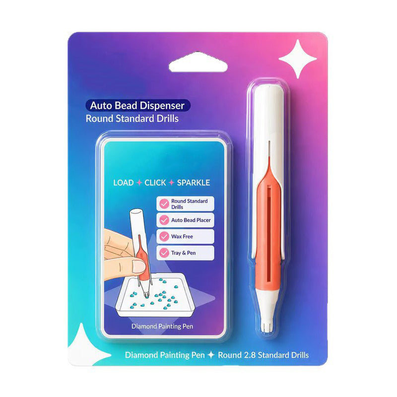🔥Buy 1 Get 1 Free-✨ Double the Speed! Automatic Diamond Painting Pen for Faster, Effortless Crafting.