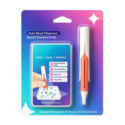 🔥Buy 1 Get 1 Free-✨ Double the Speed! Automatic Diamond Painting Pen for Faster, Effortless Crafting.