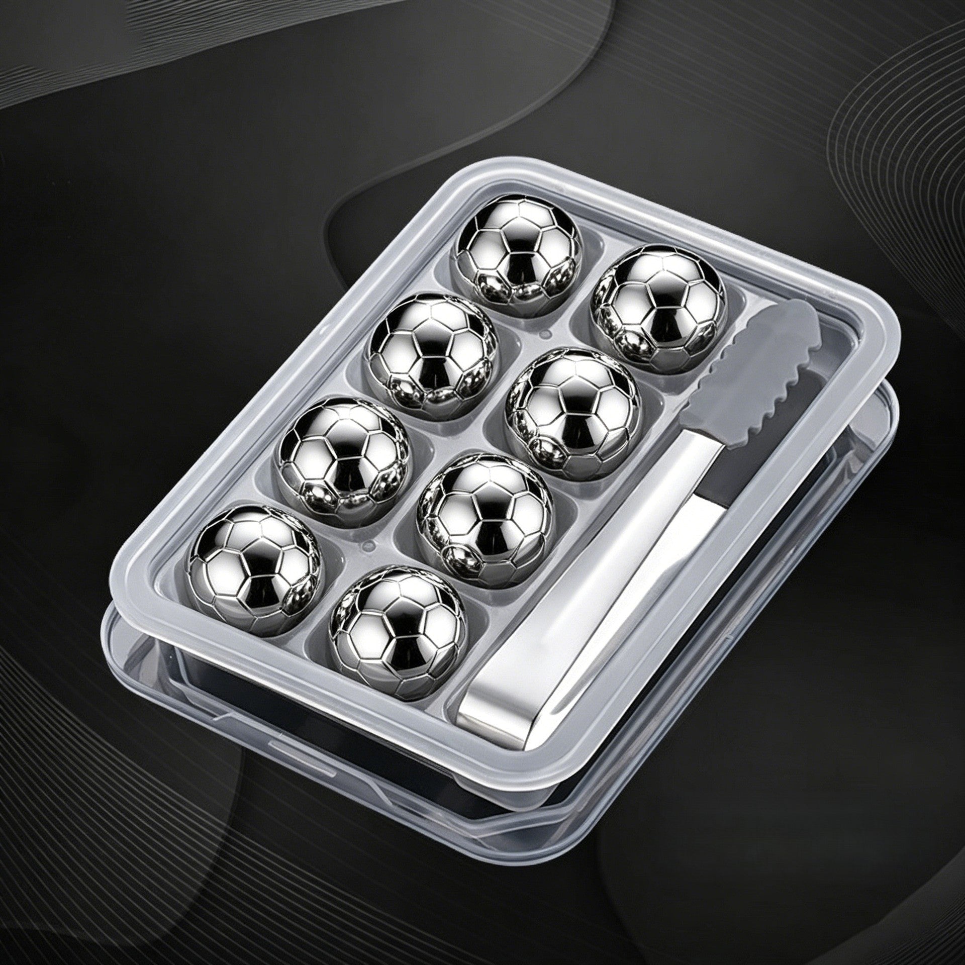 Football 8 pieces Box + 201 silicone tongs