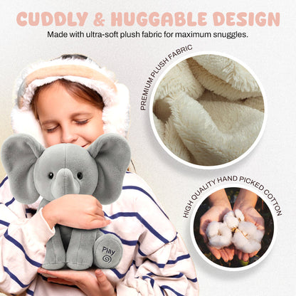 🐘Tootie – Animated Singing Elephant Plush with Flapping Ears🎶