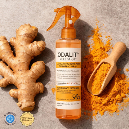 Acidic Turmeric Exfoliating Cleansing Spray Scrub