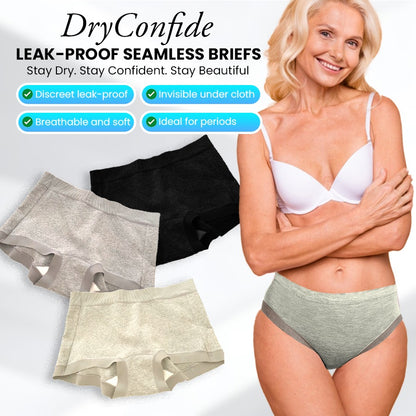 DryConfide Leak-Proof Seamless Briefs