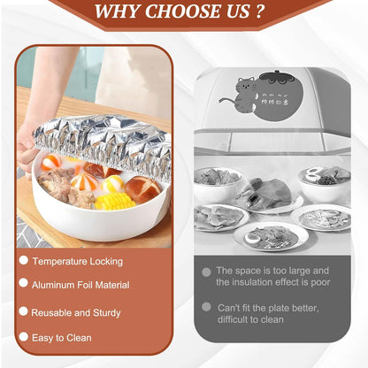 ✨ Aluminum Foil Food Covers