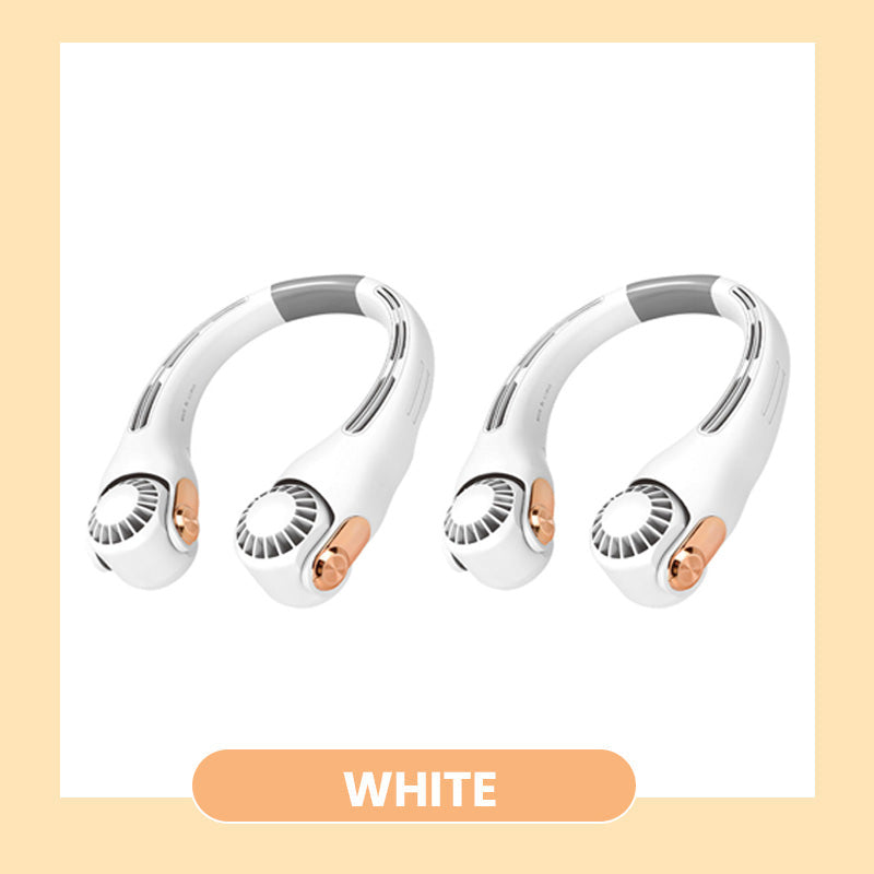 🍃 Neck Air Conditioner Fan – Ultra‑quiet, 360° rotating, 3 speeds. Hands‑free cooling, long battery. Summer essential!