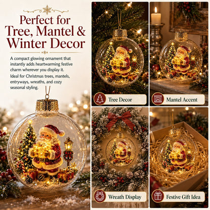 🎄Glowing Christmas Diorama Ornament 👼