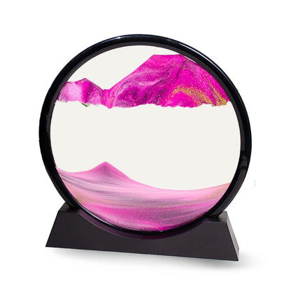 Moving Sand Art Picture – 3D Flowing Sandscape Decor