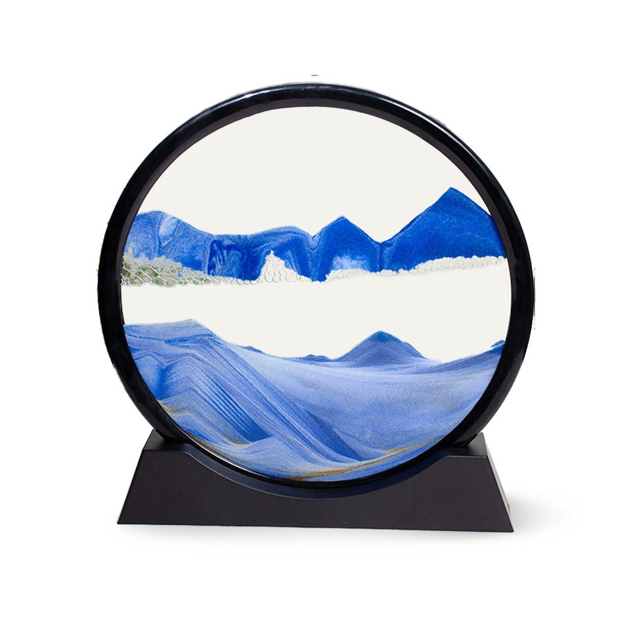 Moving Sand Art Picture – 3D Flowing Sandscape Decor
