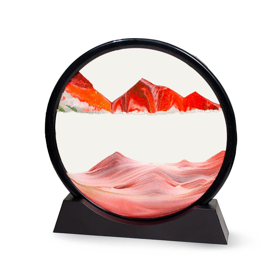 Moving Sand Art Picture – 3D Flowing Sandscape Decor
