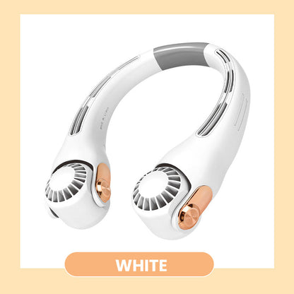 🍃 Neck Air Conditioner Fan – Ultra‑quiet, 360° rotating, 3 speeds. Hands‑free cooling, long battery. Summer essential!